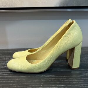 Jil Sander Elegant Yellow Women's Pumps